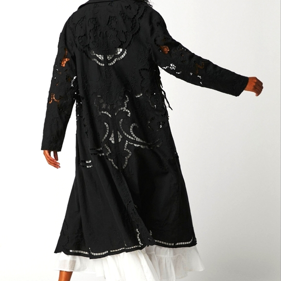 NWT Free People Susanna Eyelet Duster, XS, $228 - Picture 1 of 5